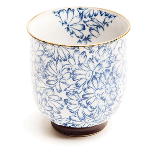 Blue Sunflower Tea Set