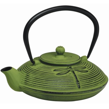 Cast Iron Dragonfly Teapot