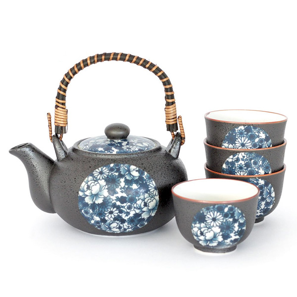 Watercolour Japanese Tea Set